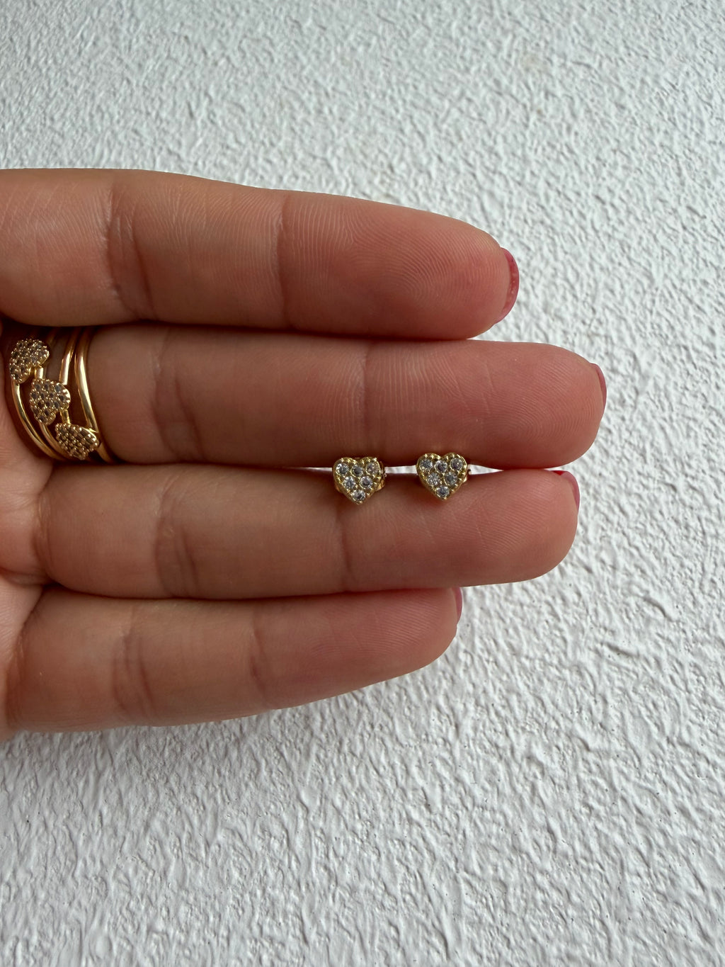Hearts Studs