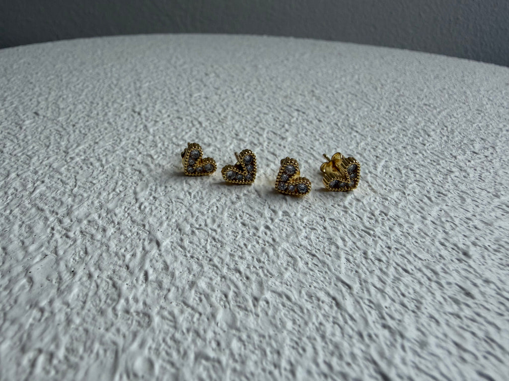Hearts Studs
