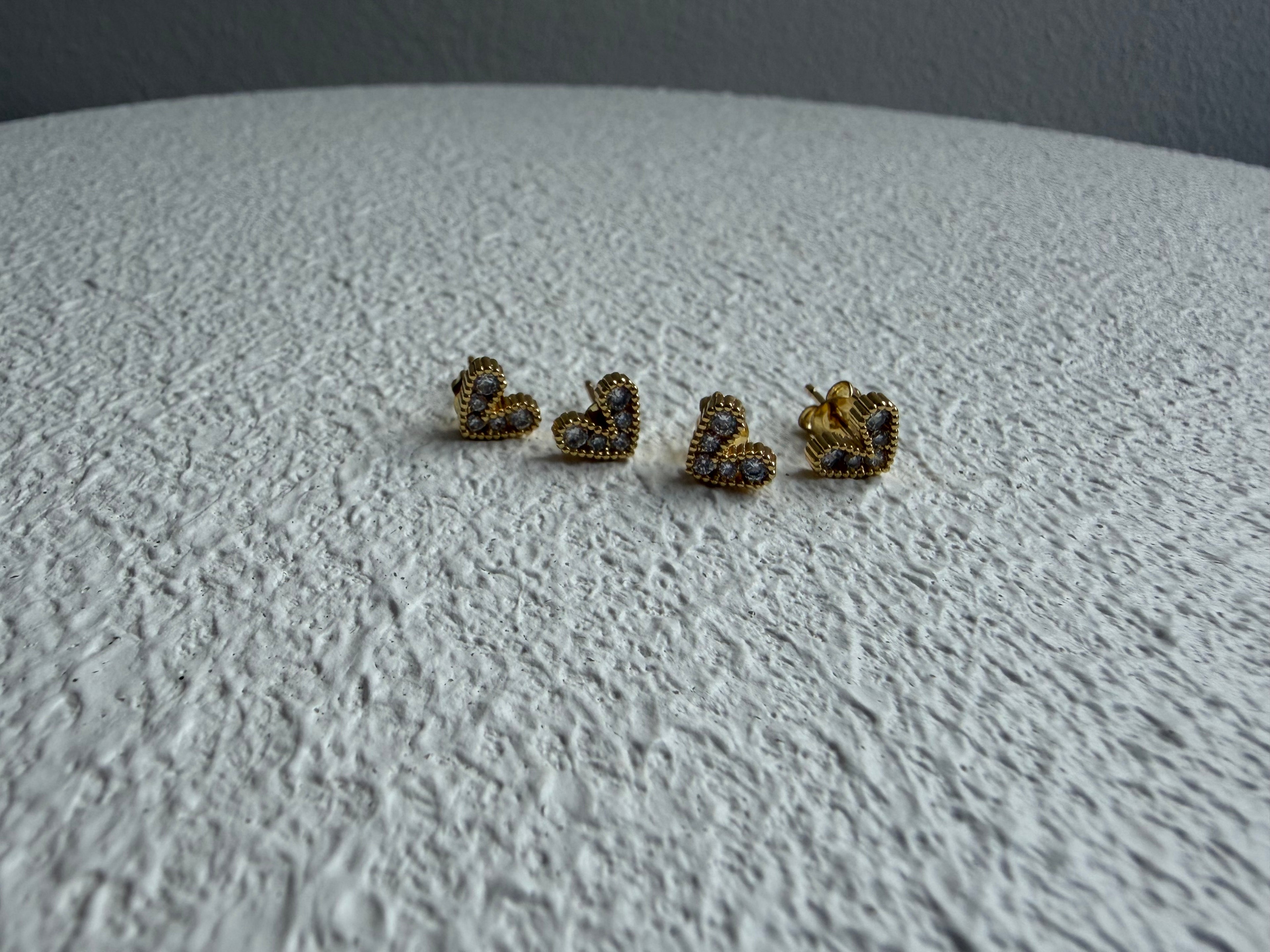 Hearts Studs