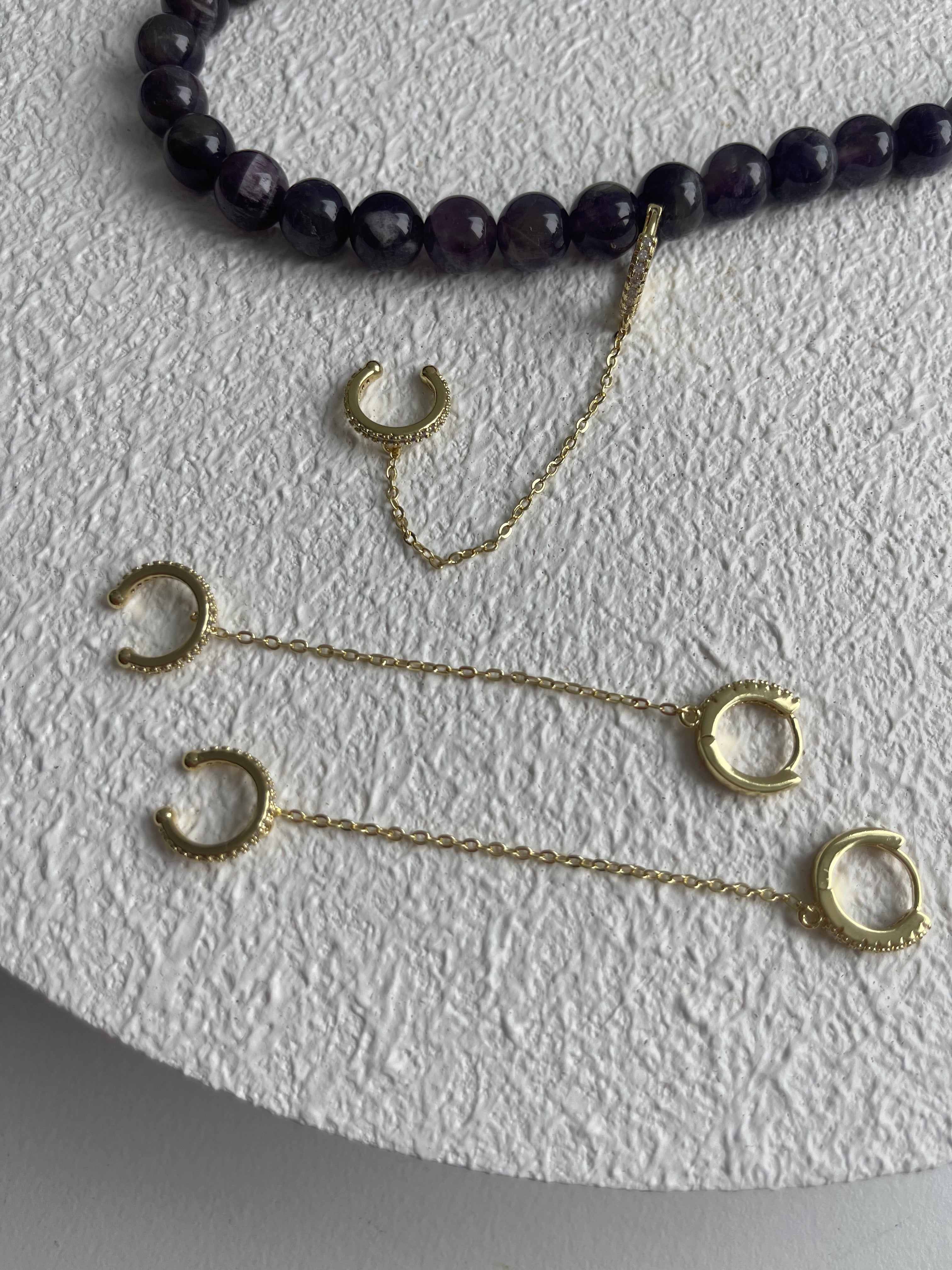 Wave Hoops Earrings