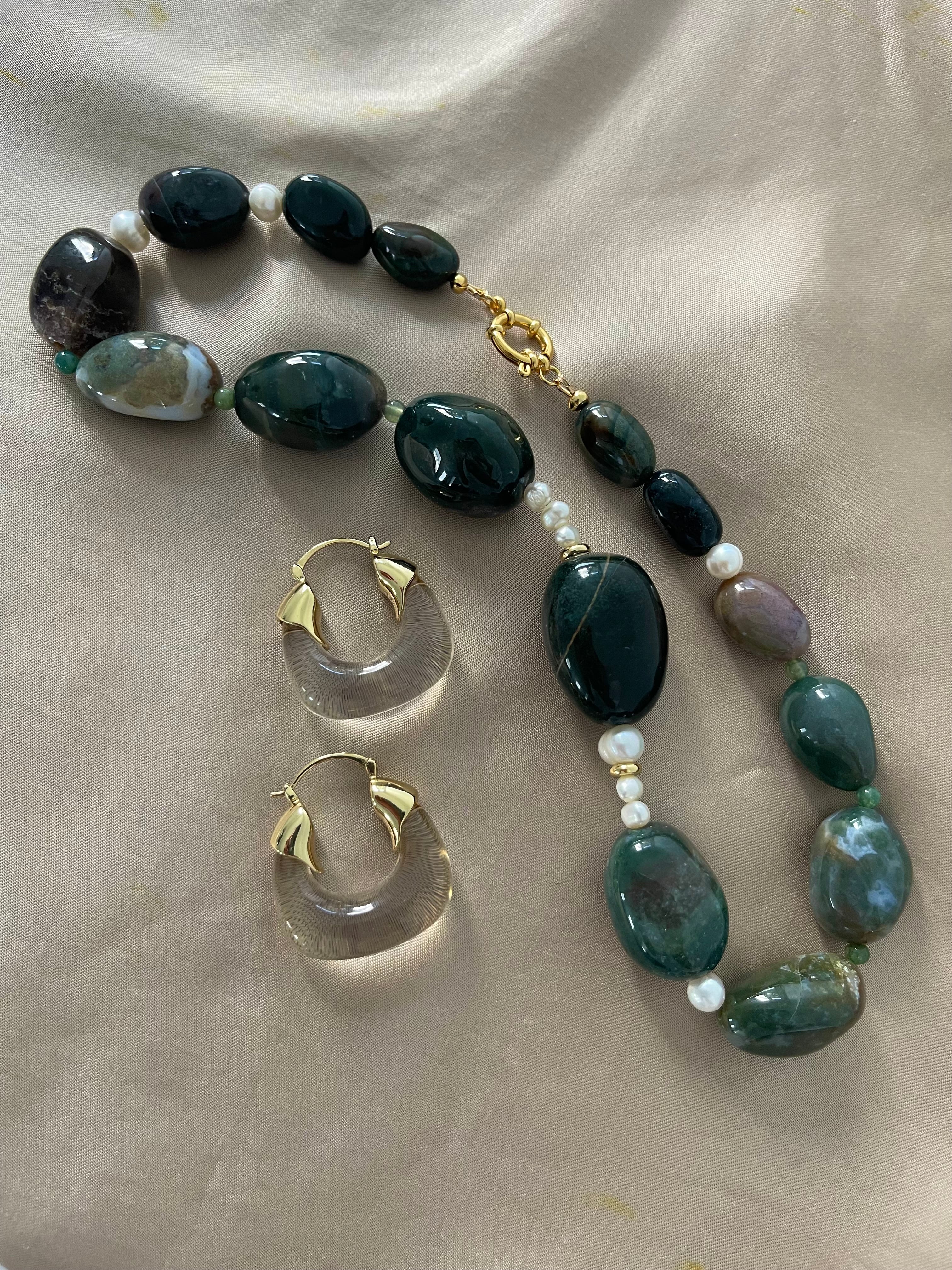 Green Chunky Necklace