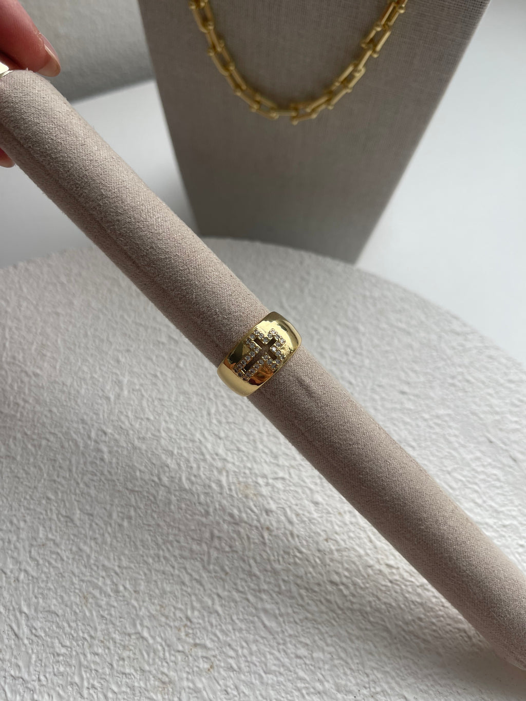 Cross Bold Ring