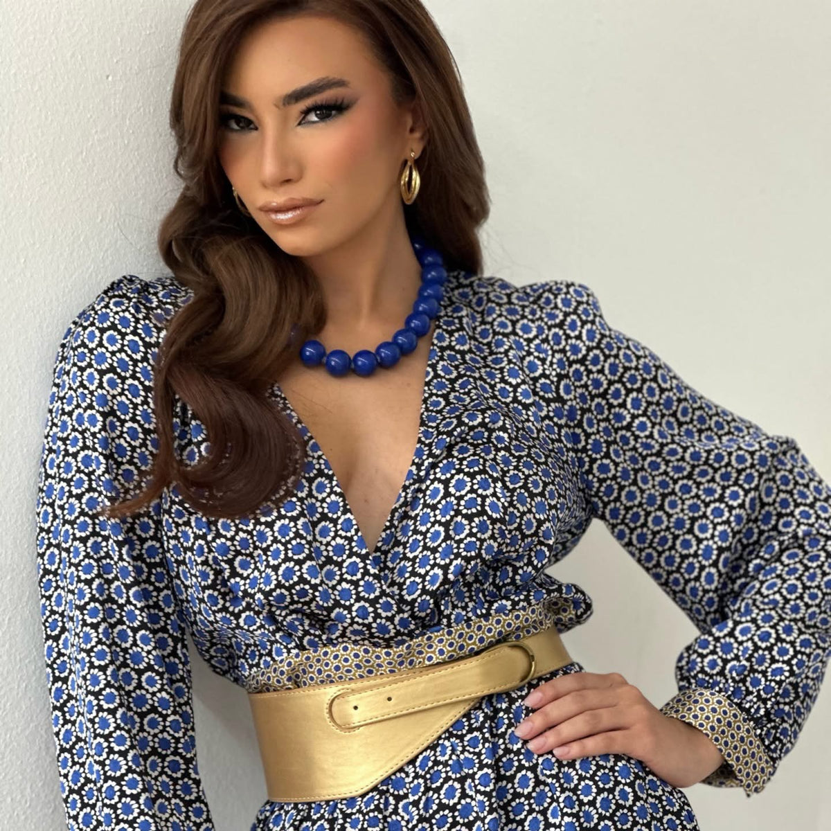 Blu Chunky Necklace