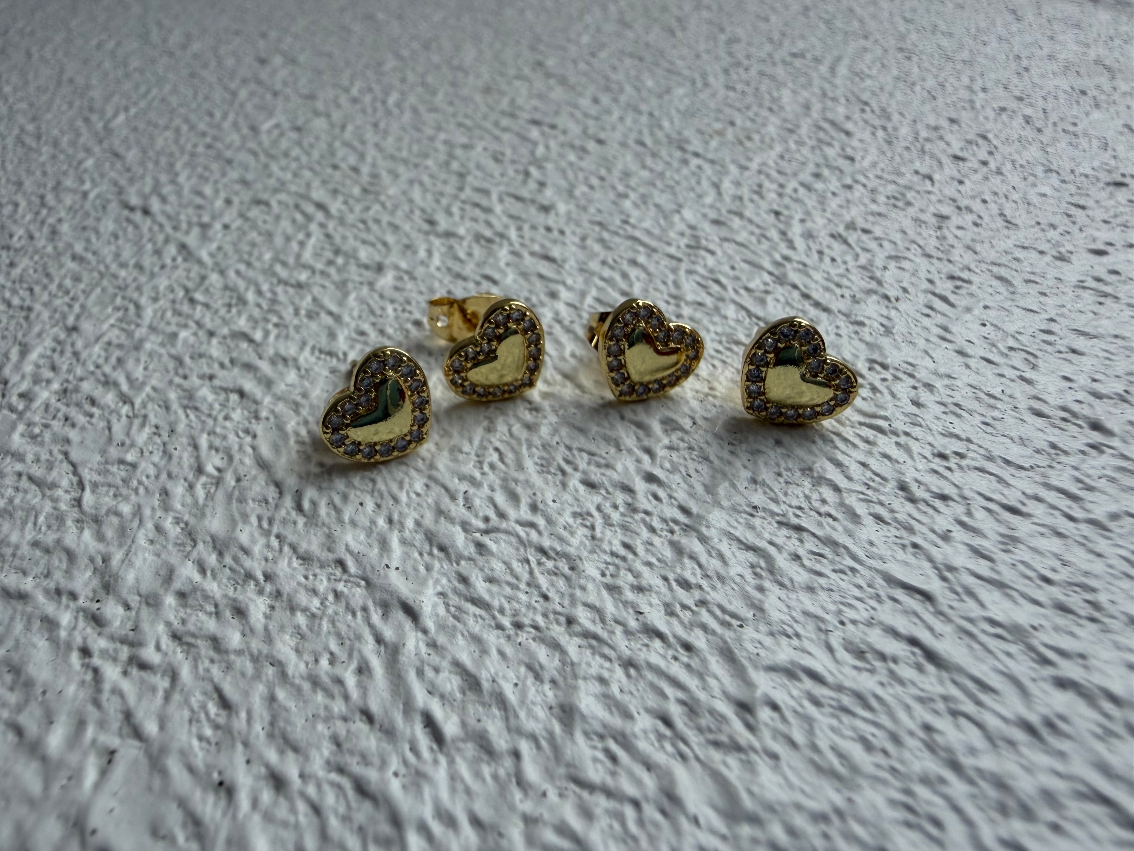 Hearts Studs