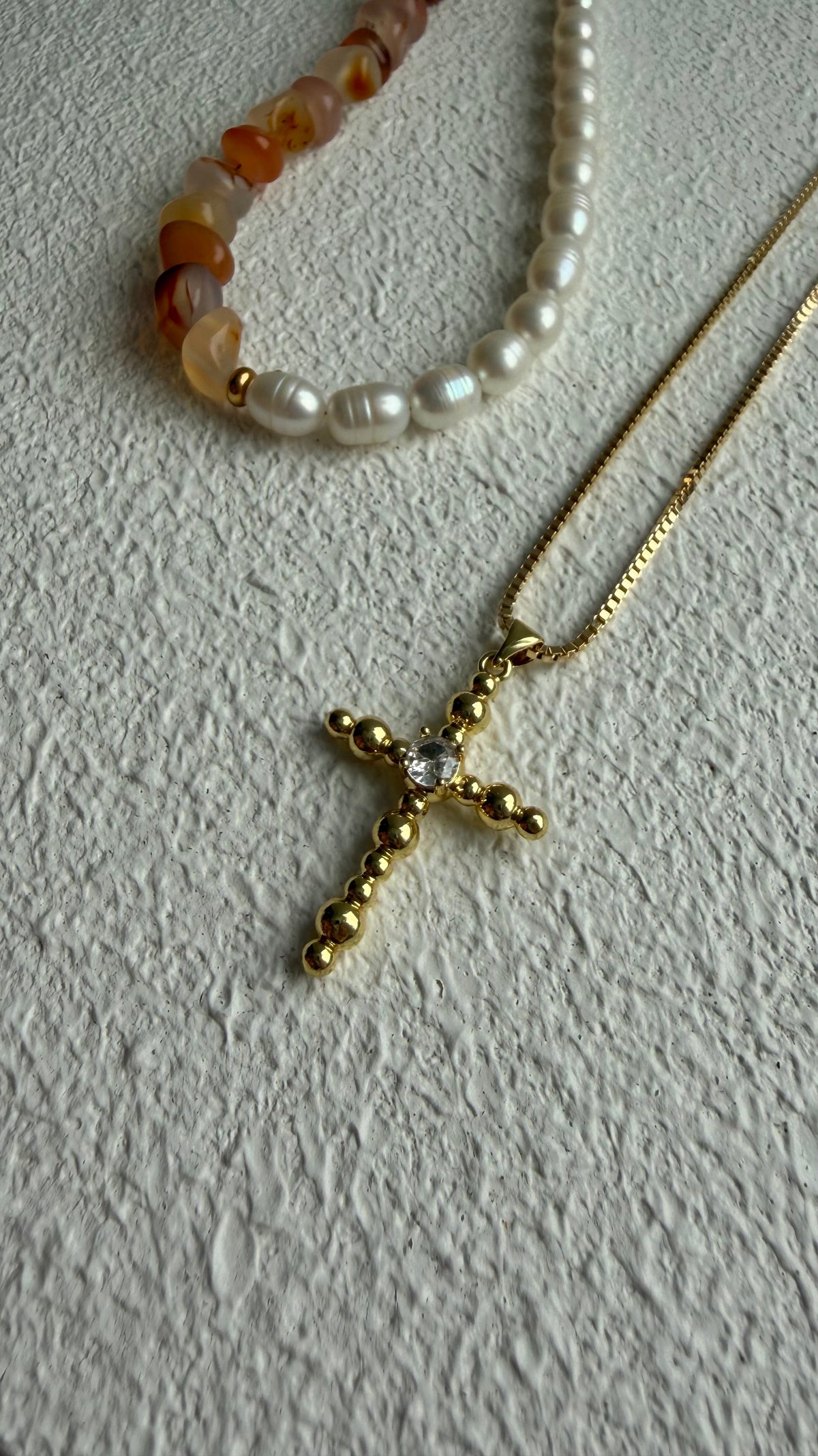 Vela Cross Necklace