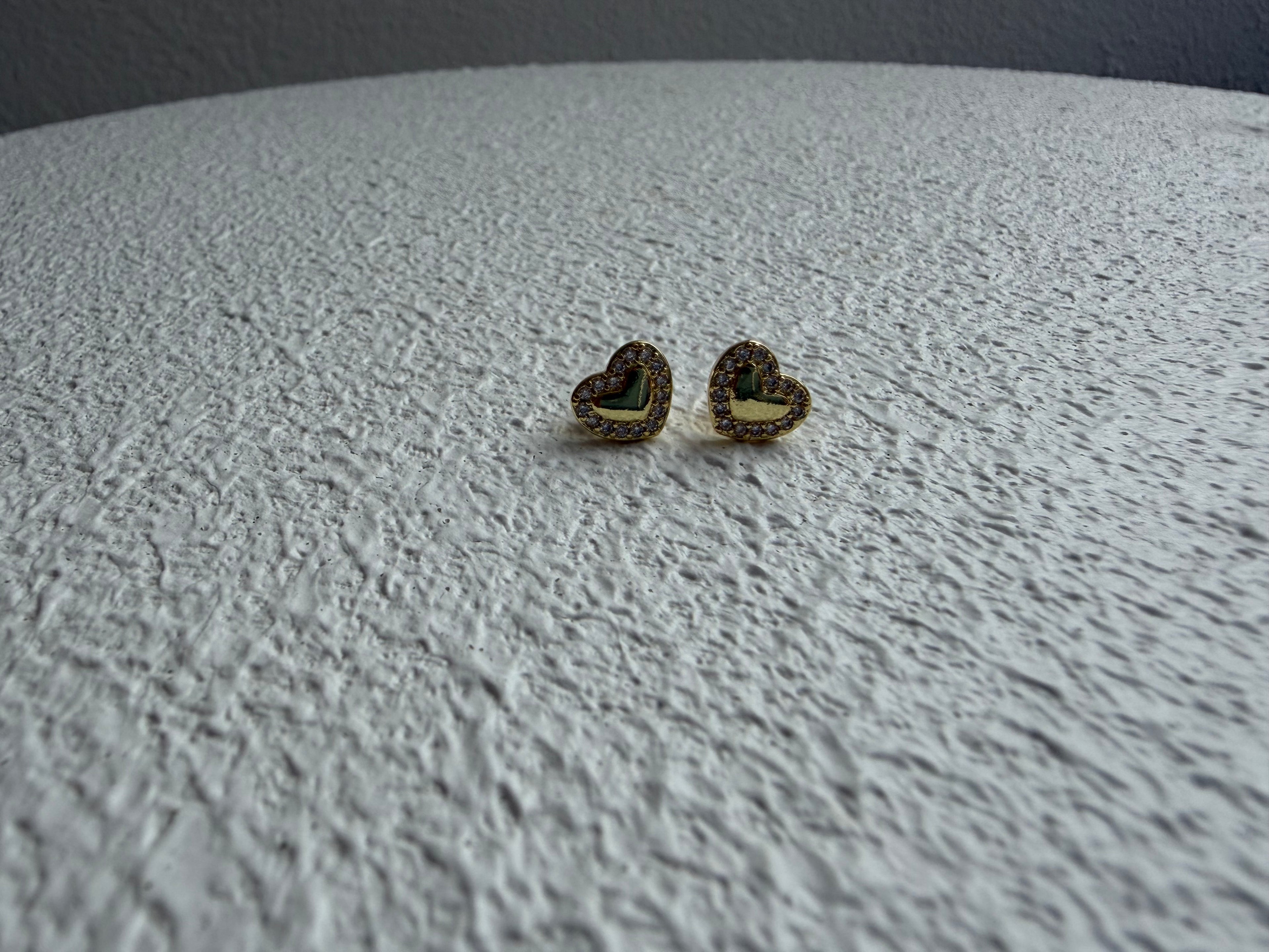 Hearts Studs